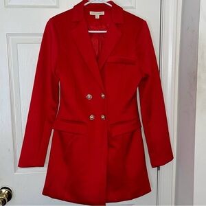 Women’s Thirty/thirty double breasted long blazer size medium